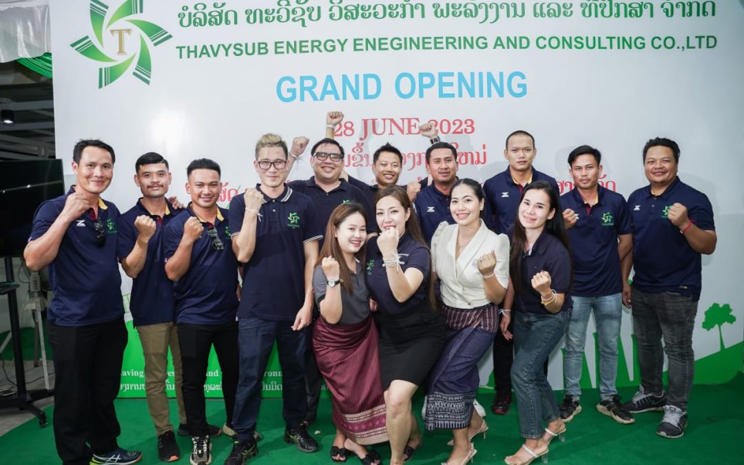 ງານຂຶ້ນຫ້ອງການໃຫມ່ຂອງ ບໍລິສັດ ທະວີຊັບ ວິສະວະກຳ ພະລັງງານ ແລະ ທີ່ປຶກສາ ຈໍາກັດ