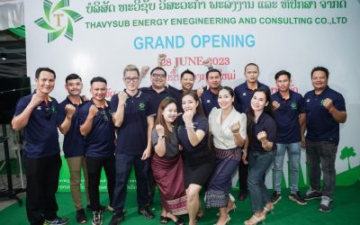 ງານຂຶ້ນຫ້ອງການໃຫມ່ຂອງ ບໍລິສັດ ທະວີຊັບ ວິສະວະກຳ ພະລັງງານ ແລະ ທີ່ປຶກສາ ຈໍາກັດ